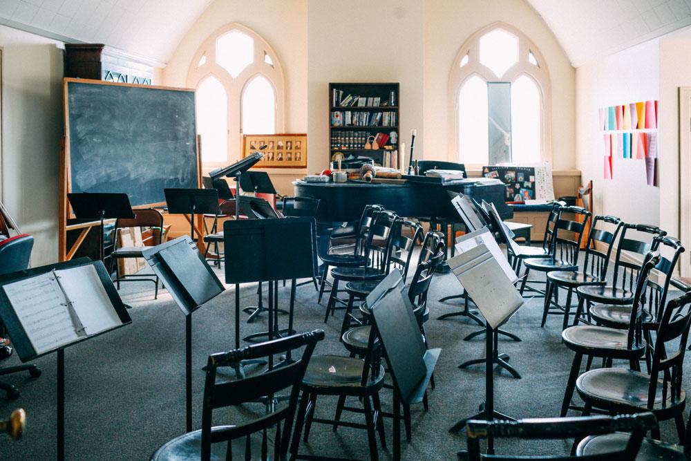 picture of the music room at 十大彩票平台